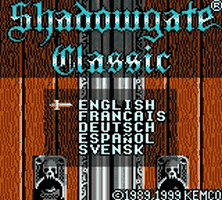 Shadowgate Classic Title Screen